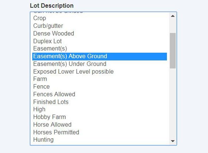 Wisconsin Land for Sale with Above Ground Easements