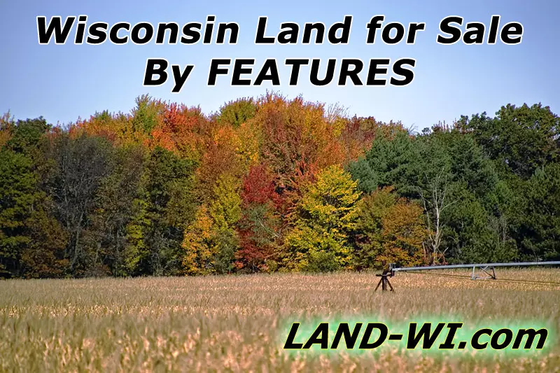 Wisconsin Land for Sale Search by Features